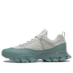 Reebok Dmx Trail Shadow 'Grey Green' GY5614 (SNKR/Unisex/Wear-resistant) Gray Durable Sneakers For Streetwear, Wear-resistant Gray Sneakers For Streetwear, Gray Wear-resistant Sneakers For Streetwear, Wear-resistant Gray Sneakers For Running, Gray Wear-resistant Sneakers For Running, Gray Sneakers With Shock Absorption For Light Sports, Gray Athleisure Sneakers With Shock Absorption, Gray Athleisure Trail Running Shoes For Outdoor, Gray Wear-resistant Sneakers For Sports