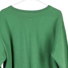 Description:Vintage green Hanes sweatshirt, fits x-large.GENDER: womens CONDITION: very good.STYLE: sweatshirtERA: 1990sCOLOUR: greenFABRIC: cotton blend Green Long Sleeve Cotton Sweater, Green Basic Sweatshirt For Streetwear, Green Cotton Casual Sweatshirt, Casual Green Cotton Sweatshirt, Basic Green Long Sleeve Sweater, Basic Green Sweatshirt With Ribbed Cuffs, Green Basic Sweatshirt With Ribbed Cuffs, Green Long Sleeve Cotton Sweatshirt, Casual Green Cotton Sweater