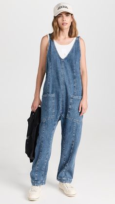 Free People High Roller Jumpsuit | Shopbop Free People Overalls, Free People Jumpsuit, High Roller, Free People Style, Bohemian Lifestyle, Jumpsuit Outfit, Free People Clothing, Fp Movement, Denim Jumpsuit