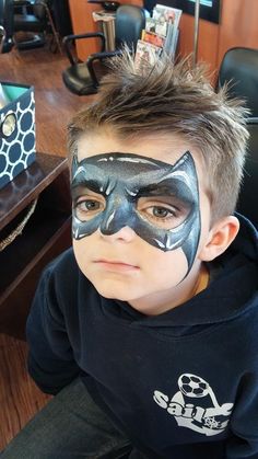 Onalee Rivera || batman Superhero Inspiration, Face Paints, Paint Inspiration, Facepaint, Paint Ideas