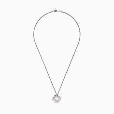 Effy 925 Sterling Silver Cultured Fresh Water Pearl Flower Pendant Luxury Silver Necklace With Flower Charm, Water Pearls, Pearl Flower, Flower Pendant, Fresh Water, Freshwater Pearls, Silver Necklace, 925 Sterling Silver, Sterling Silver