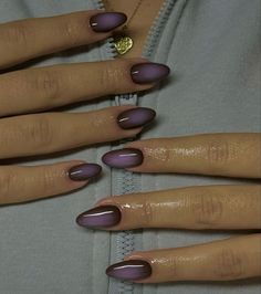 Fall Aura, Pretty Poison, Aura Nails, Eye Nails, Nails Polish, Cat Eye Nails