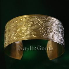 Beautiful Premium Quality Adjustable Victorian Floral design Cuff Bracelet.  It can be oxidized or aged naturally. Best for used as bracelet base for Victorian projects.Material: BrassSize: 1" wide, 6 1/2"  Around with adjustable openingQty: 1 pcMade in USA Luxury Victorian Gold Cuff Bracelet, Artisan Gold Engraved Cuff Bracelet, Gold Oxidized Finish Cuff Bracelet Gift, Gold Cuff Bracelet With Oxidized Finish Gift, Victorian Design, Dream Jewelry, Cuff Bracelet, Cuff Bracelets, Etsy Gifts