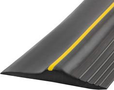 an image of a black and yellow rubber strip