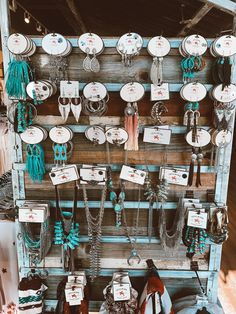 Western Jewelry Display Ideas, Western Jewelry Display, Punchy Jewelry, Boutique Jewelry Display, Jewelry Display Booth, Boutique Store Displays, Vintage Booth Display