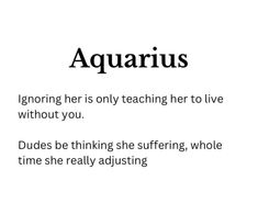 the words aquarius are written in black and white