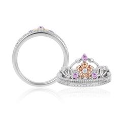 Rapunzel Tiara, Rapunzel Ring, Disney Princess Rings, Rapunzel Wedding, Disney Rings, Enchanted Disney, Enchanted Disney Fine Jewelry, Tiara Ring, Silver Tiara