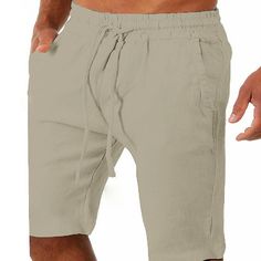 Season:Summer; Fabric:100% Cotton; Gender:Men's; Style:Casual,Fashion,Streetwear; Occasion:Daily,Going out,Outdoor; Fit Type:Regular Fit; Function:Comfort; Waistline:Mid Waist; Pattern:Plain; Design:Elastic Waist,Drawstring,Pocket; Brand:OUKU; Pants Type:Beach Shorts,Summer Shorts; Fly Type:Drawstring,Elasticity; Front page:FF; Listing Date:01/03/2023; Production mode:External procurement; Hips:; Length:; Waist:; Fit US Size:null; Fit UK Size:null; Fit EU Size:null Summer Leisure Shorts In Solid Color, Casual Bottoms With Built-in Shorts For Vacation, Stretch Drawstring Shorts For Summer, Stretch Leisure Shorts For Summer, Summer Stretch Leisure Shorts, Casual Solid Color Shorts For Leisure, Solid Color Shorts For Beach Vacation, Casual Solid Color Leisure Shorts, Solid Color Bottoms For Summer Leisure