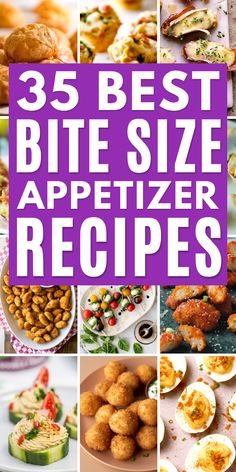 the best bite size appetizer recipes