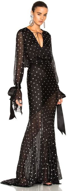 Alexandre Vauthier Sukienki Maksi, Black Polka Dot Dress, Chique Outfits, Trendy Wedding Dresses, Wedding Dress Chiffon, Alexandre Vauthier, فستان سهرة, Evening Dresses Elegant, Best Wedding Dresses