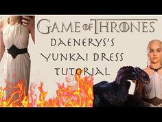 game of thrones daenery's yurkai dress tutor