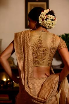 Kerala Wedding Saree, Wedding Saree Blouse, Wedding Saree Blouse Designs, Saree Blouse Patterns, Indian Blouse, Sari Blouse, Bridal Blouse, Saree Trends