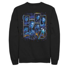 the avengers crew sweatshirt in black