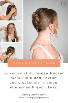 Nie wieder ratlos bei Brautfrisuren! Erhalte Schritt-für-Schritt Anleitungen und verbessere deine Techniken kontinuierlich. Als Brautstylistin weißt du, wie herausfordernd es sein kann, diesen Haartyp für eine Hochsteckfrisur vorzubereiten. In diesem Tutorial zeige ich dir, wie du diesen Haaren Volumen und Griffigkeit verleihst, um die perfekte Basis für atemberaubende Frisuren zu schaffen.