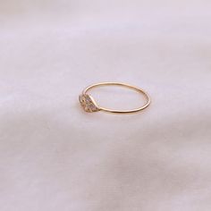 "Materials Gold, Rose gold, White gold Diamond Ring / 14k Yellow Gold Diamond Ring / Stackable Ring / 14k Solid Gold Ring / Natural Diamond / Engagement Ring / Wedding Ring / Fine Item Features * Made to Order. * Gold KT: 14K solid gold * Custom Gold Color: Rose Gold, Yellow Gold, White Gold * Ring is marked gold Marked * Diamond Cut: Round * Number of Stones: 4 * Stone Size: 1.5 MM * Total CTW: 0.04 * Diamond Color Clarity: J Color Si Clarity * Width of Band: 1.30mm * ready to Ship in 7-10 Busi Gold Birthstone Promise Ring In Fine Jewelry Style, Gold Birthstone Promise Ring Fine Jewelry, Fine Jewelry Gold Birthstone Promise Ring, Delicate 14k Gold Toe Ring, Dainty 14k Gold Open Ring, 14k Gold Heirloom Midi Rings For Promise, Heirloom 14k Gold Midi Rings For Promise, 14k Gold Cluster Ring With Round Cut For Promise, 14k Gold Round Cut Promise Cluster Ring