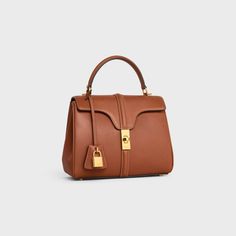 SMALL 16 BAG IN NATURAL CALFSKIN - TAN | CELINE Celine 16 Bag, Celine 16, Fragrance Bottle, Dalian, Fragrance Collection, New Sneakers, New Fragrances, Virtual Closet