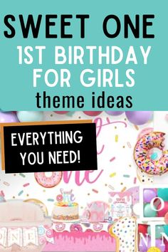 sweet one birthday party Sweet One Party Ideas, She’s A Sweet One Birthday Theme, A Sweet One First Birthday, Planning 1st Birthday Party, Diy Donut Bar, Sweet One First Birthday, Diy Donut, Themed First Birthday, Balloon Arches