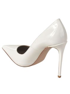 Classic High-heel Pumps from Le Silla Luxury White Slingback Pumps With Sculpted Heel, Chic White High Heel Slingback Pumps, White Slingback Pumps With 4-inch Heel For Evening, Elegant White Slingback Pumps With 4-inch Heel, White Pointed Toe Slingback Pumps With 4-inch Heel, Luxury Marketing, Zegna Shoes, Sneaker Wedge, Heel Pumps