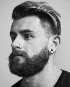 Best Undercut Hairstyles, Long Beard Styles, Man With A Beard, Undercut Styles, Beard Wax, Best Beard Styles, Long Hair On Top