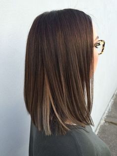 Haircut For Brunette Long Hair, Medium Length Hair Straight Cut, Brown Lob, Lily Aldrin, Peekaboo Highlights, Jamie Chung, Hair Color And Cut