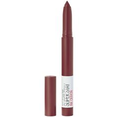 Maybelline Superstay Ink Crayon Live On The Edge - 0.04oz Maybelline Superstay Ink Crayon, Fall Lipstick Colors, Superstay Maybelline, Best Lip Stain, Longwear Lipstick, Long Lasting Matte Lipstick, Fall Lipstick, Crayon Lipstick, Maybelline Superstay