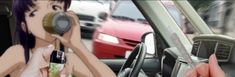 a woman taking a photo in the back seat of a car