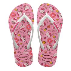 Hello Kitty é a Mais Nova Celebridade de Havaianas Small People, Hello Kitty Characters, Havaianas Flip Flops, Tv Characters, Buy Buy Baby, Mini Boden, Fashion Essentials, Flip Flop