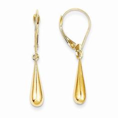 Metal: 14k Yellow GoldLength:33 mmWidth:5 mmFree U.S. Shipping for orders over $99 Protected by our 30-Day Risk Free Returns! Diamond Star Necklace, Round Dangle Earrings, Types Of Earrings, Baby Earrings, Golden Earrings, Kids Earrings, Leverback Earrings, Drop Dangle Earrings, Fine Earrings