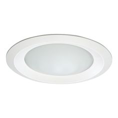 a white downlight on a white background