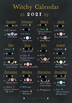 Witchy Calendar, Kartu Tarot, Easy Spells, Buku Harry Potter, Grimoire Book, Bullet Journal Ideas, Eclectic Witch