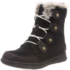 PRICES MAY VARY. The SOREL&reg Explorer Joan boot offers a stylish and cozy choice for all your winter adventures. Waterproof full-grain leather and nylon upper with faux-fur trim. Waterproof breathable membrane construction keeps out the wet elements for a drier, more comfortable fit. Sorel Explorer Joan Boot, Sorel Rain Boots, Sorel Explorer, Sorel Boots Womens, Shoes Quotes, Winter Fashion Boots, Cold Weather Boots, Waterproof Winter Boots, Snow Boot