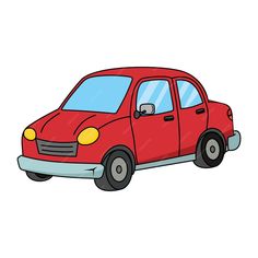 Premium Vector | Car vector illustration. Classic red car. cartoon transportation. Red Car Drawing, Car Cartoon Drawing, Car Drawing For Kids, Car Cartoon Cute, Car Cartoon Illustration, Cartoon Transportation, Animated Car, Cartoon Vehicles, Car Vector Illustration