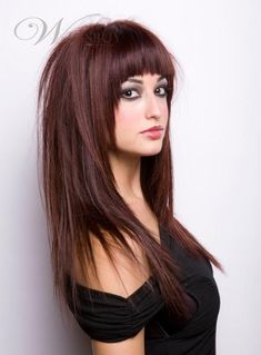 Full Fringe Long Hair, Long Hair With Fringe, Hair With Fringe, Fringe Hair, Full Fringe, Remy Hair Wigs