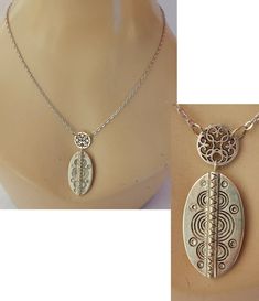 Women Vikings, Norse Jewelry, Norse Pagan, Viking Pendant, Viking Necklace, Pendant Necklace Silver, Chain Silver, Viking Jewelry, Oval Pendant