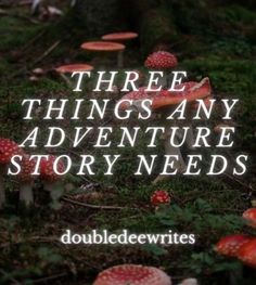 three things any adventure story needs by doubledeewrites on devisy com