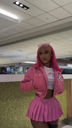 Pink Pleated Skirt Outfit, Pink Skirt Outfits, Pink Pleated Skirt, Slay Outfits, Bratz Inspired Outfits, Instagram Outfits, Pink Outfits, Feminine Outfit, Really Cute Outfits