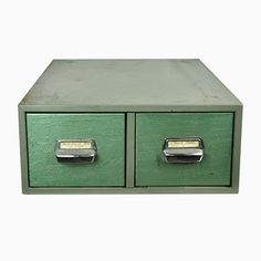 Style: Vintage, Mid-Century, Industrial
Design Period: 1960 to 1969
Country of Manufacture: Portugal
Materials: Metal
Color: chartreuse, forest green
Dimensions: Width: 50, Depth: 38.5 Commode Chest, Dressers And Chests, Casegoods, Metal Color, Chest Of Drawers, Storage Furniture, Industrial Design, Forest Green, Style Vintage