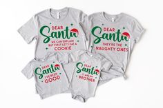 Dear Santa Shirts, Family Christmas Shirts, Santa Custom Shirts, Christmas Quotes Shirt, Santa Christmas Group Shirts, Matching Couple Shirt Custom Dear Santa Shirt, Family Christmas Shirt, Christmas Party Shirt, Dear Santa Quotes Shirt, Christmas Gift Ideas,Dear Santa Group shirt Dear Santa Christmas Family Shirts, Santa Custom Shirts, Dear Santa Group Shirts, Christmas Sarcastic Crew Shirt, Christmas Gifts, Funny Tee For Sweatshirts follow the link below https://www.etsy.com/listing/1787032482/40-quotes-dear-santa-sweatshirtcustom * High quality and super soft, comfortable shirt. Made with top-of-the-line vinyl and pressed with a professional grade heat press. * Please check all color and size charts before place the order. Since all shirts are custom made based on your selection, I don' Dear Santa Quotes, Dear Santa Shirts, Dear Santa Funny, Christmas Quote Shirts, Santa Quotes, Funny Santa Shirts, Santa Tee, Quotes Shirt, Christmas Party Shirts