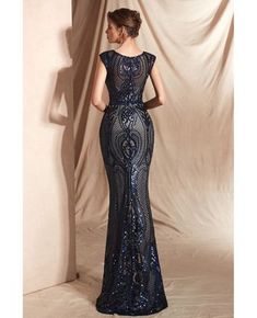 Buy Sexy Navy Blue Sequin-lace Evening Dress In Long Mermaid at wholesale price online. Free shipping and pro custom service since 2009. Blue Evening Dress With Sweep Train For Night Out, Blue Mermaid Hem Evening Dress For Night Out, Blue Sequined Mermaid Dress For Night Out, Blue Floor-length Mermaid Dress For Night Out, Lace Mermaid Hem Party Gown, Blue Mermaid Dress For Banquet, Blue Sequined Mermaid Dress For Banquets, Blue Mermaid Evening Dress For Party Season, Blue Sequined Mermaid Dress For Banquet