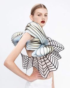 Noa Raviv, 3d Printed Dress, Future Fashion, Fashion Costume