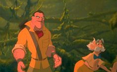 an animated scene from disney's beauty and the beast