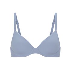 Supportive Solid Color Push-up Bra, Solid Compressive Underwire Bra, Fitted Bra With Removable Pads For Everyday, Everyday Fitted Bra With Removable Pads, Everyday Fitted Bra With Medium Bust Support, Fitted Smoothing No-show Bra, Smoothing No-show Fitted Bra, Bra With Removable Pads And Minimal Stretch, Everyday Stretch Bra With Padded Cups