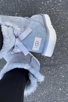 Manifest Book, Blue Uggs, Cute Uggs, Fluffy Shoes, Pretty Shoes Sneakers, Bailey Bow, Cute Nike Shoes, Hype Shoes, Girly Shoes