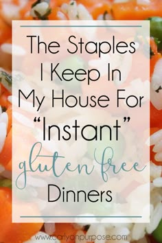 Against All Grain, Instant Food, Gluten Free Dinners