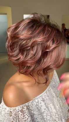 Long Bob Hair Color, Curly Pixie, Colored Curly Hair, Hair Color Auburn, Sassy Hair, Short Hair Color