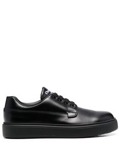 black calf leather logo print to the front front lace-up fastening round toe flat rubber sole Church Logo, Logo Shoes, Leather Logo, Derby Shoes, Shoes Black, Lace Up Shoes, Logo Print, Calf Leather, Black Men