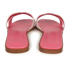 This pair of Oran Sandals are in Rose Porcelaine calfskin leather with tonal stitching and feature the iconic H crossover strap.Origin: ItalyCondition: New and never wornAccompanied by: Hermes box, dustbagsSize: 40 EU Luxury Double Strap Calf Leather Sandals, Designer Flat Calf Leather Sandals, Designer Calf Leather Sandals For Spring, Pink Sandals With Single Toe Strap And Branded Heel, Chic Pink Sandals With Leather Sole, Designer Pink Sandals With Single Toe Strap, Designer Flat Heel Sandals With Leather Lining, Designer Pink Leather Sandals, Designer Pink Sandals With Removable Insole