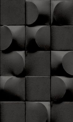 a black and white photo of some sort of cubes that are made up of different shapes