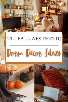 fall aesthetic, dorm decor, dorm decoration, fall, college, college apartment, dorm