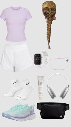 Purple athletic wear! 💜 #like #likeitupp #likeitup4more #purple #purplefit #athleticwear #athletic #lululemonshorts #lululemon #lululemonfit #lululemonwear Preppy Teen Outfits, Purple Ootd, Outfits Purple, Comfy School Outfits, Cute Sporty Outfits, Sporty Outfit, Walking Outfits, Outfit Inspo Casual